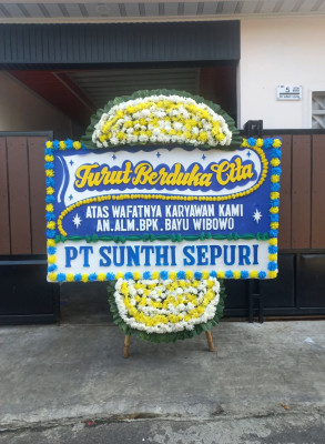 Papan Bunga Duka di Wanasalam