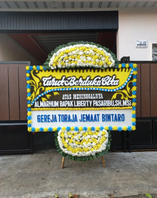 Papan Bunga Duka di Wanasalam